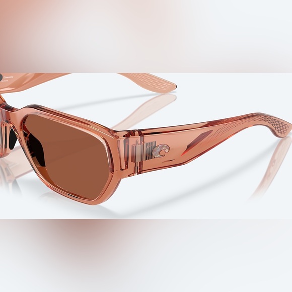Costa Clemente Sunglasses - Women Translucent Pink Sands - Polarized - Picture 6 of 14